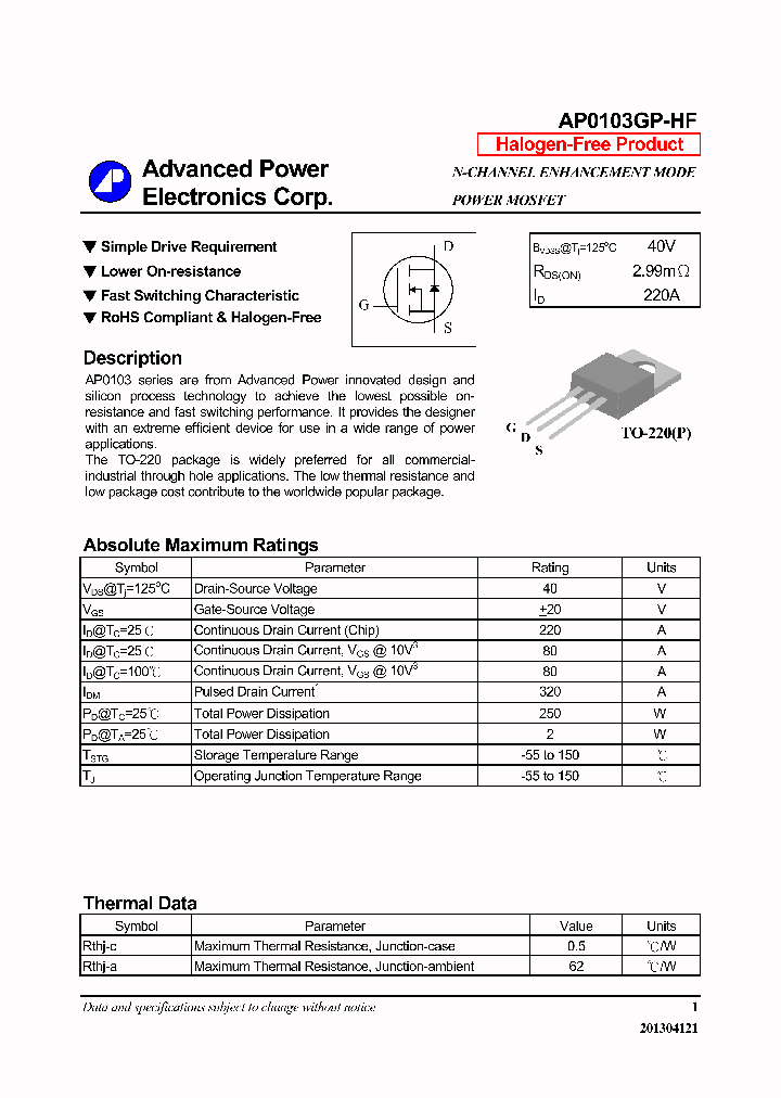 AP0103GP-HF_6101319.PDF Datasheet