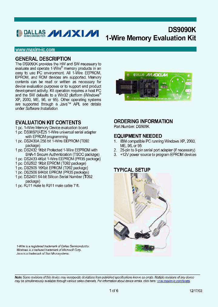 DS9090K_6103725.PDF Datasheet