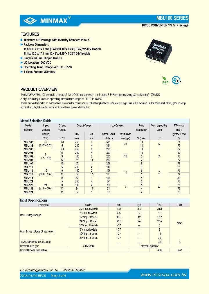 MBU131_6109740.PDF Datasheet