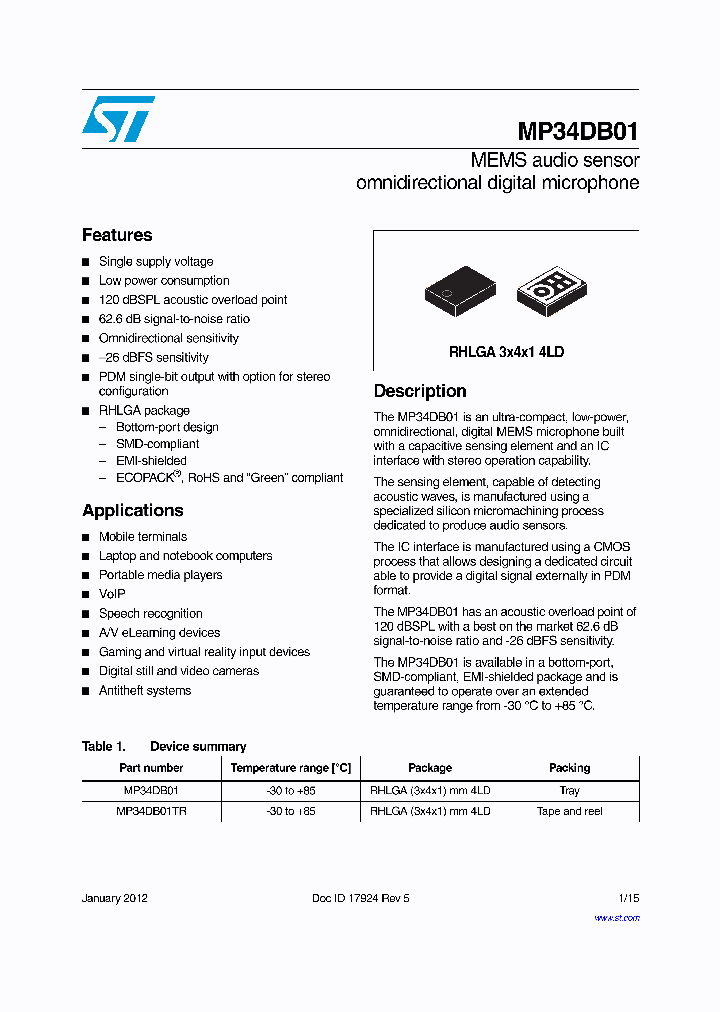 MP34DB01_6113718.PDF Datasheet