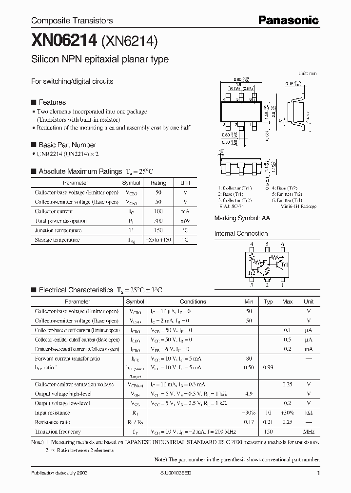 XN6214_6111057.PDF Datasheet