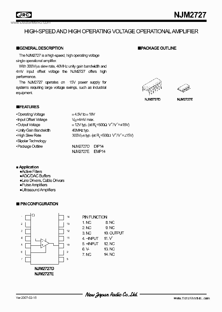 NJM2727_6119606.PDF Datasheet