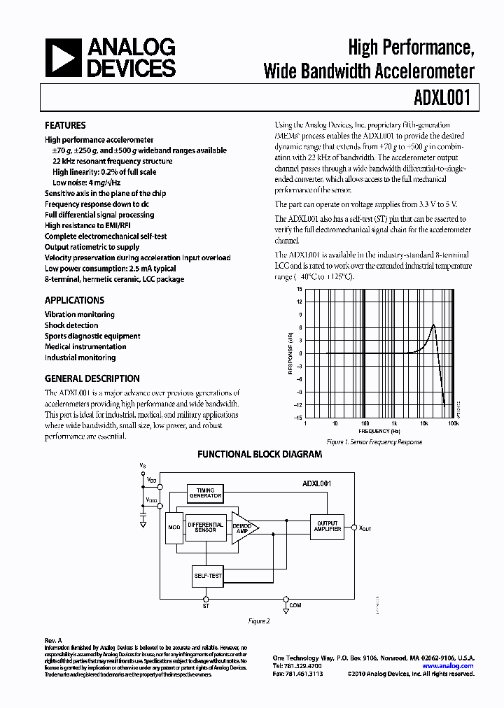 ADXL001-250BEZ_6121393.PDF Datasheet