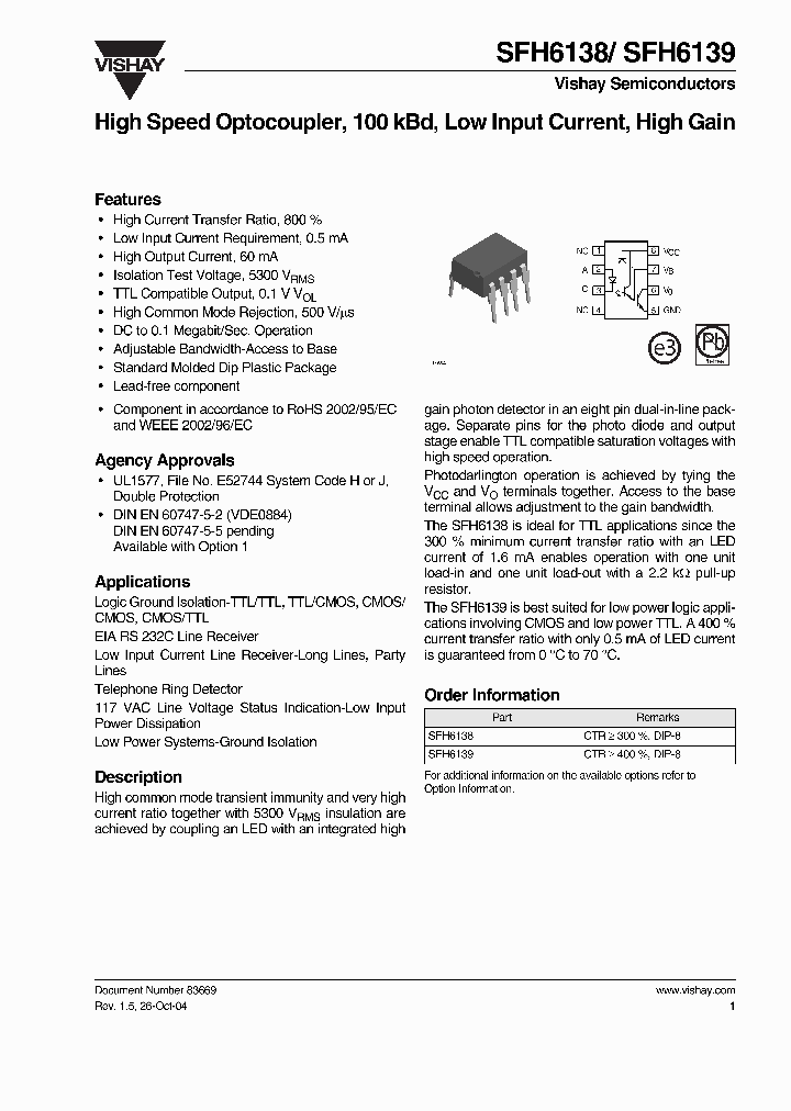 SFH6139_6126137.PDF Datasheet