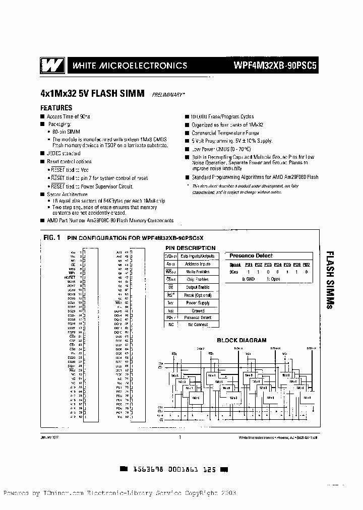 WPF4M32BB-90PSC5_6128113.PDF Datasheet