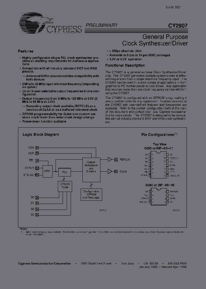 CY2907SL05_6140020.PDF Datasheet