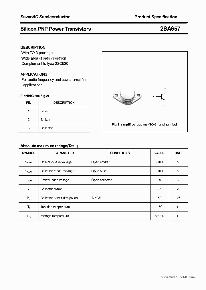 2SA657_6140701.PDF Datasheet