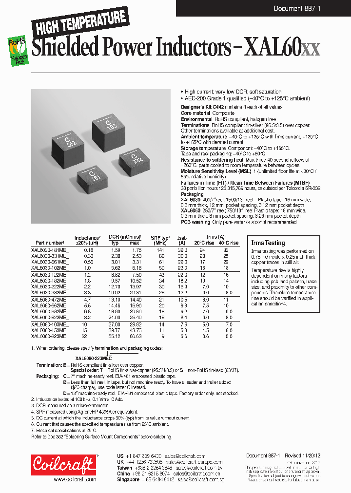 XAL6060-472ME_6143181.PDF Datasheet