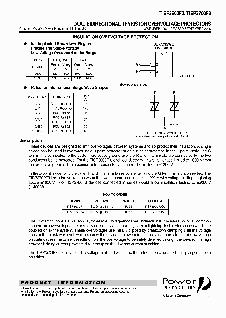 TISP3700F3_6145349.PDF Datasheet