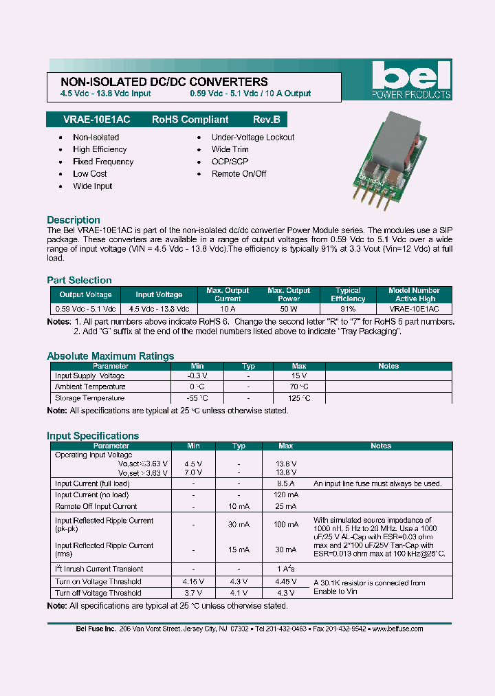 VRAE-10E1AC_6148505.PDF Datasheet