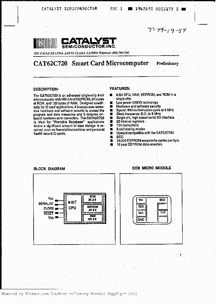CAT62C720_6146982.PDF Datasheet