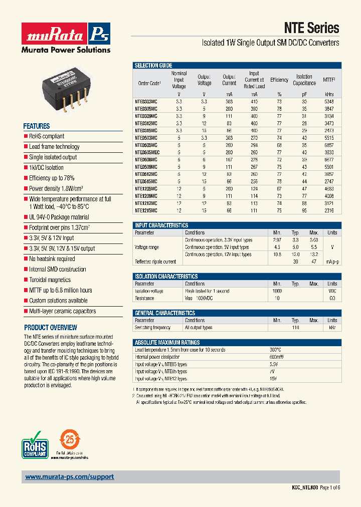 NTE0305MC_6151230.PDF Datasheet