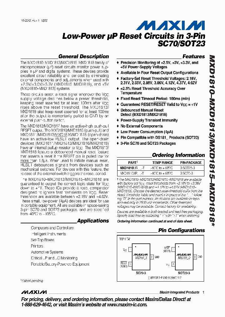 MXD1815XR22-T_6157485.PDF Datasheet