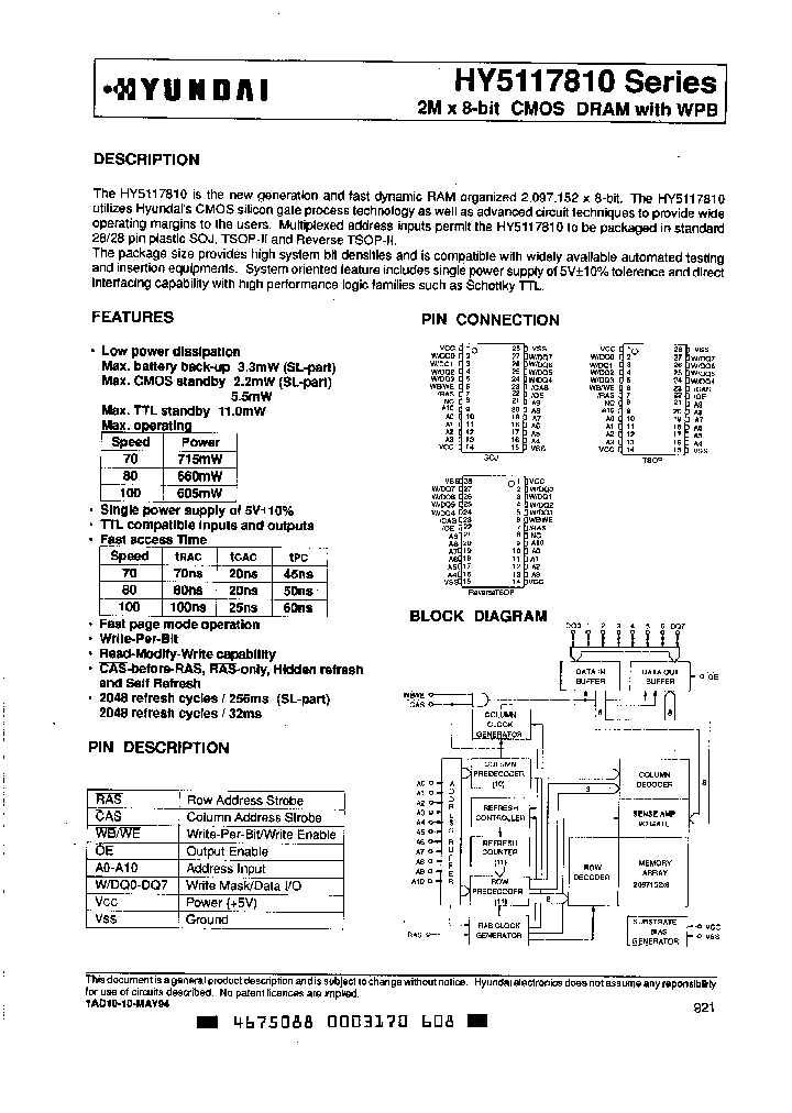 HY5117810JC-10_6158339.PDF Datasheet