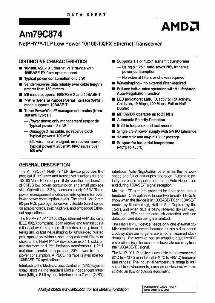 AM79C874VD_6158295.PDF Datasheet