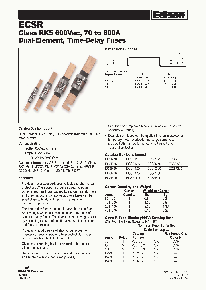 ECSR500_6161178.PDF Datasheet