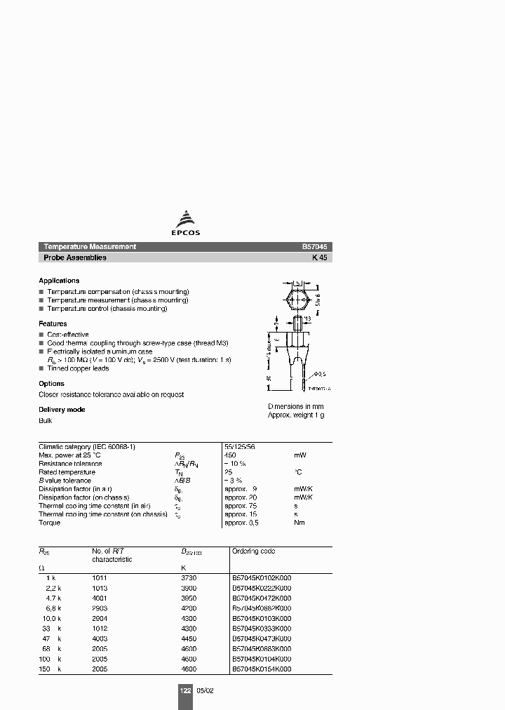 B57045K0154K000_6164135.PDF Datasheet