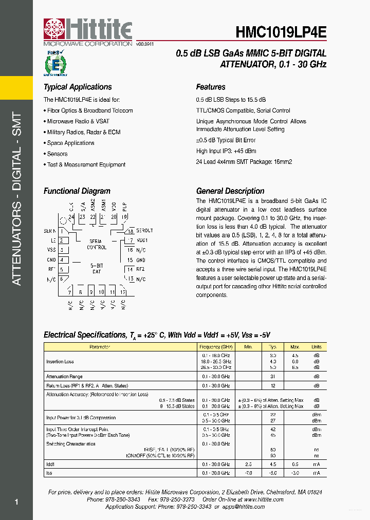 HMC1019LP4E_6170242.PDF Datasheet