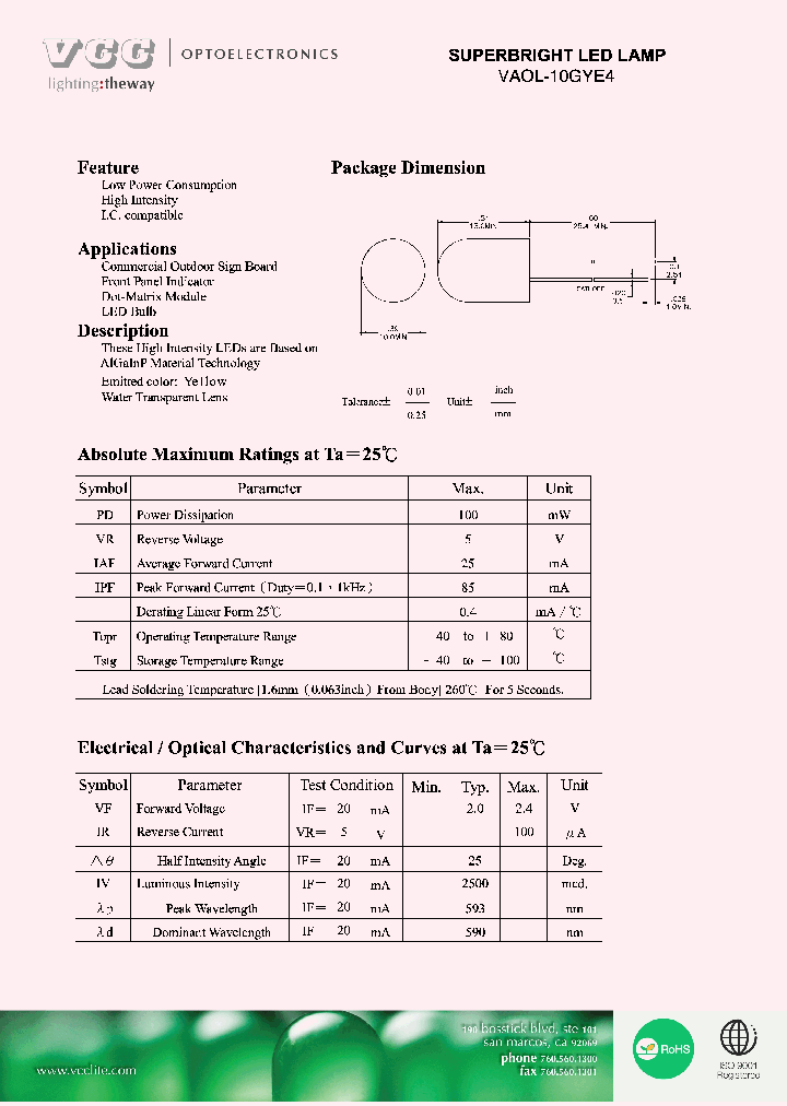 VAOL-10GYE4_6170689.PDF Datasheet
