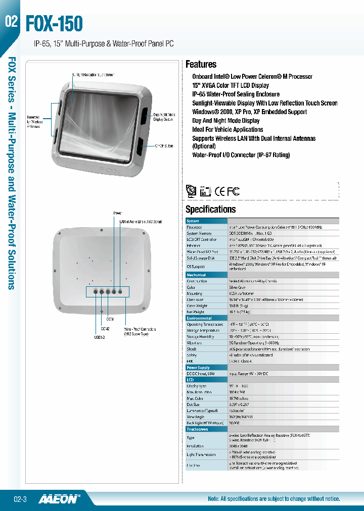 TF-FOX-150ST-A1_6172029.PDF Datasheet