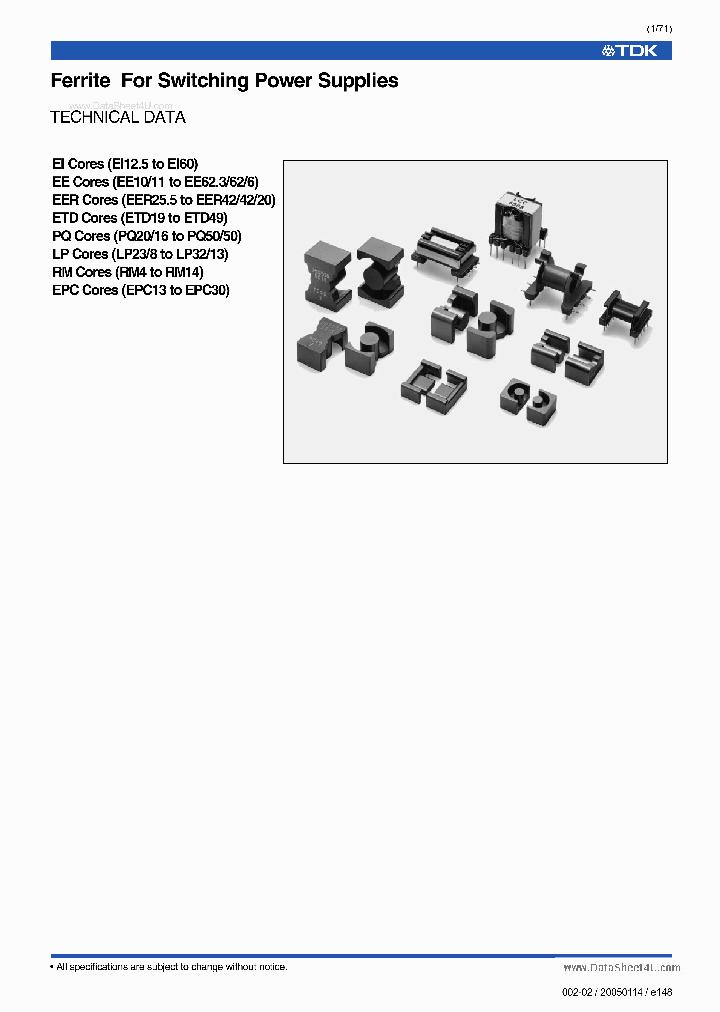 PC40EERXX_6176928.PDF Datasheet