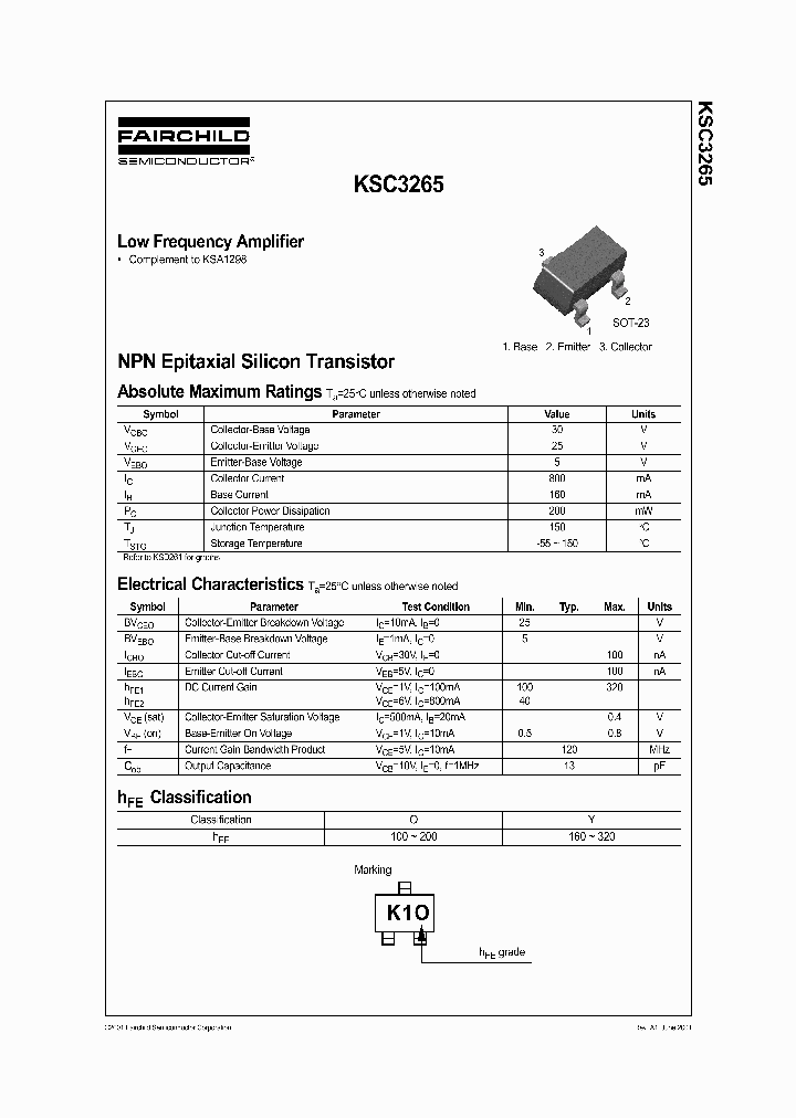 KSC3265OMTF_6178169.PDF Datasheet