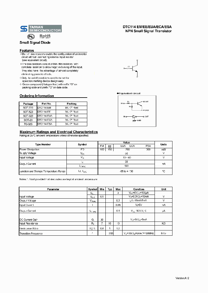 DTC114ESA_6178409.PDF Datasheet