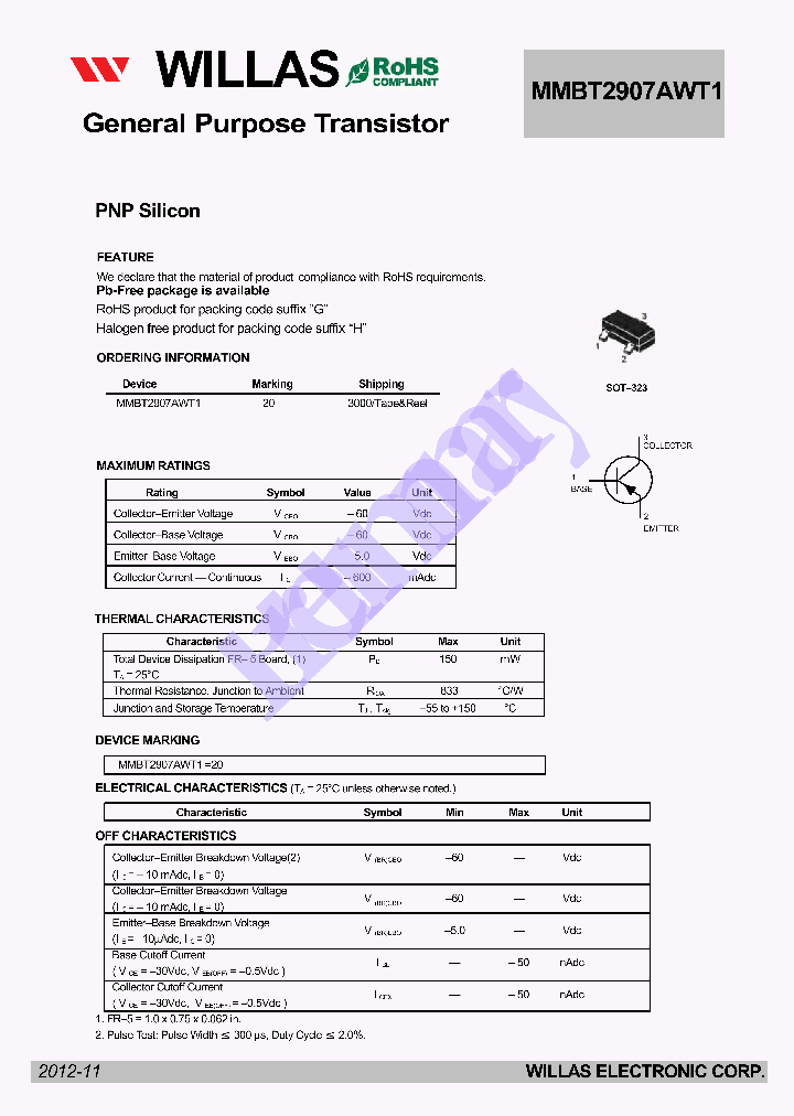 MMBT2907AWT1_6178551.PDF Datasheet