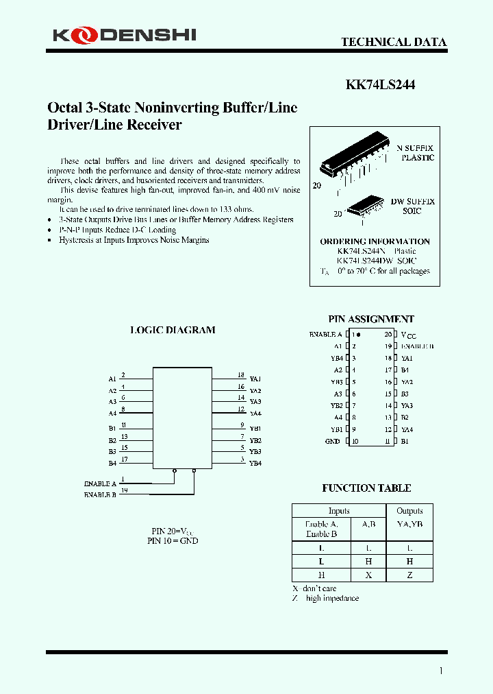 KK74LS244N_6177489.PDF Datasheet