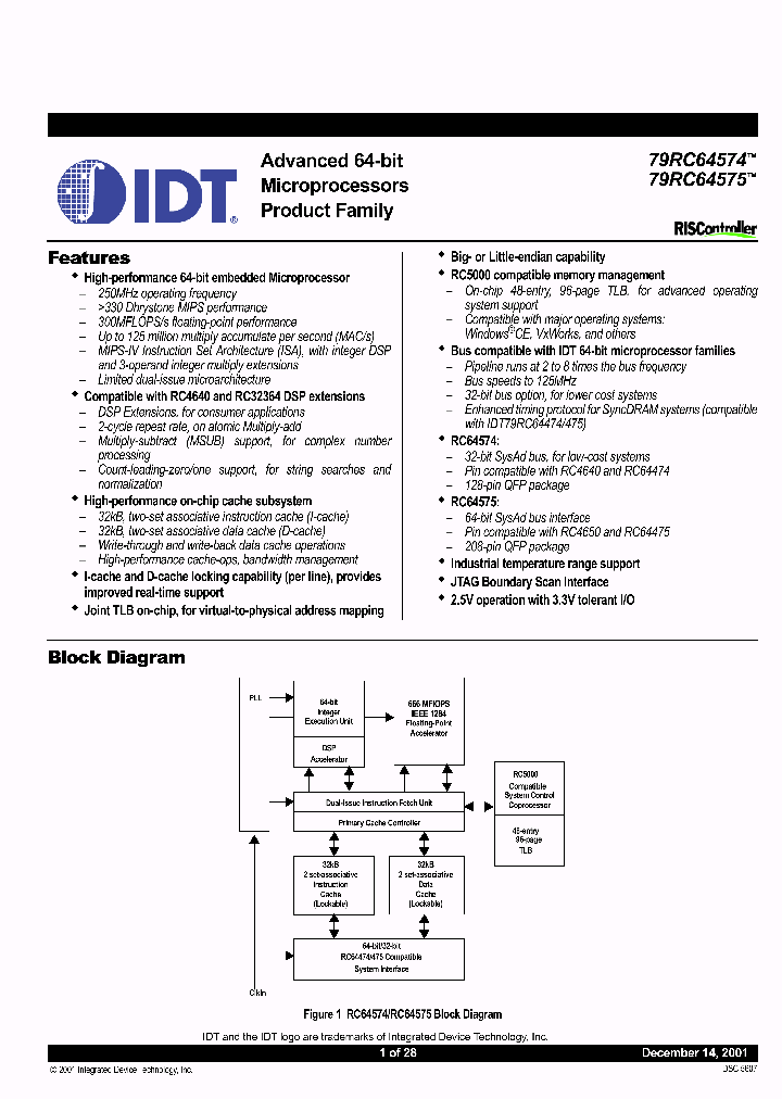 79RC64575_6177419.PDF Datasheet