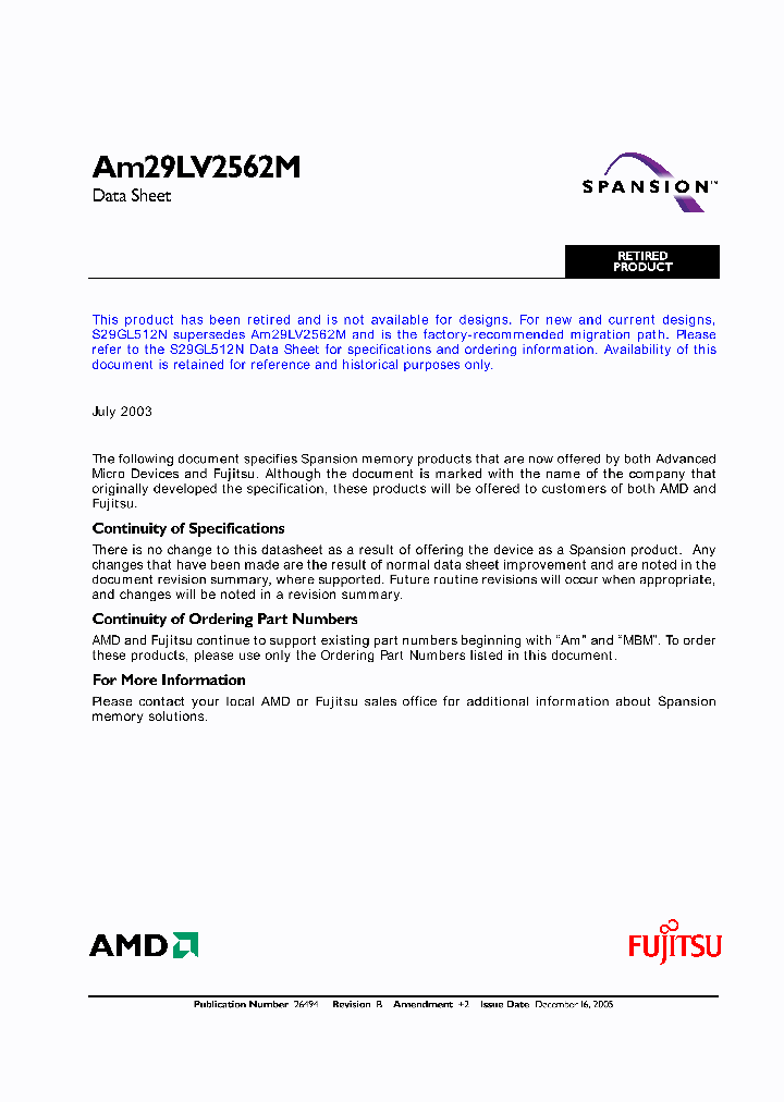 AM29LV2562MH120PII_6190242.PDF Datasheet