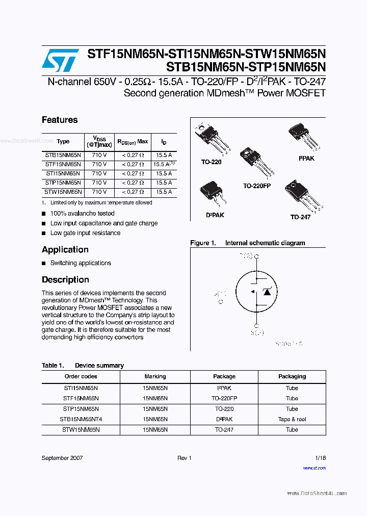 STF15NM65N_6195005.PDF Datasheet