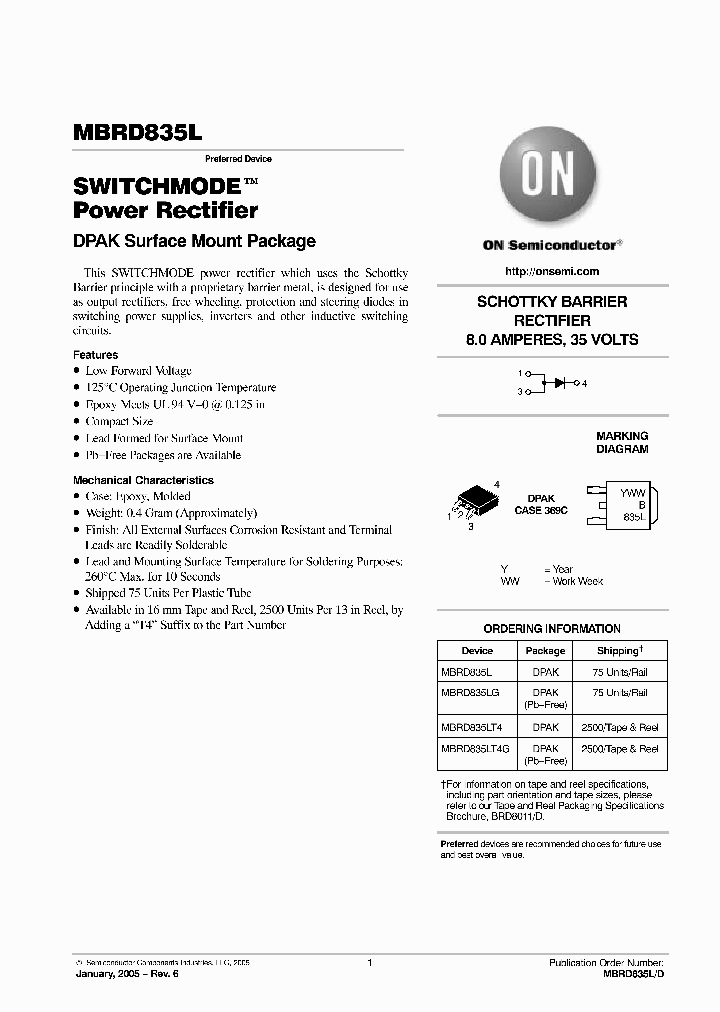 MBRD835LG_6201697.PDF Datasheet