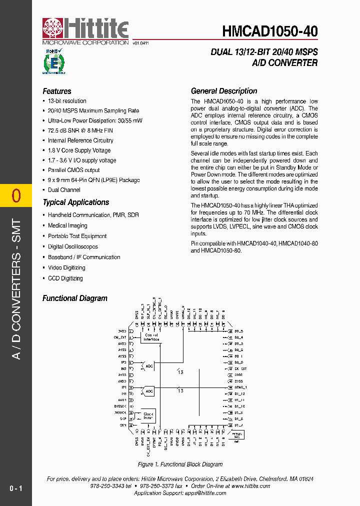 HMCAD1050-40_6213850.PDF Datasheet