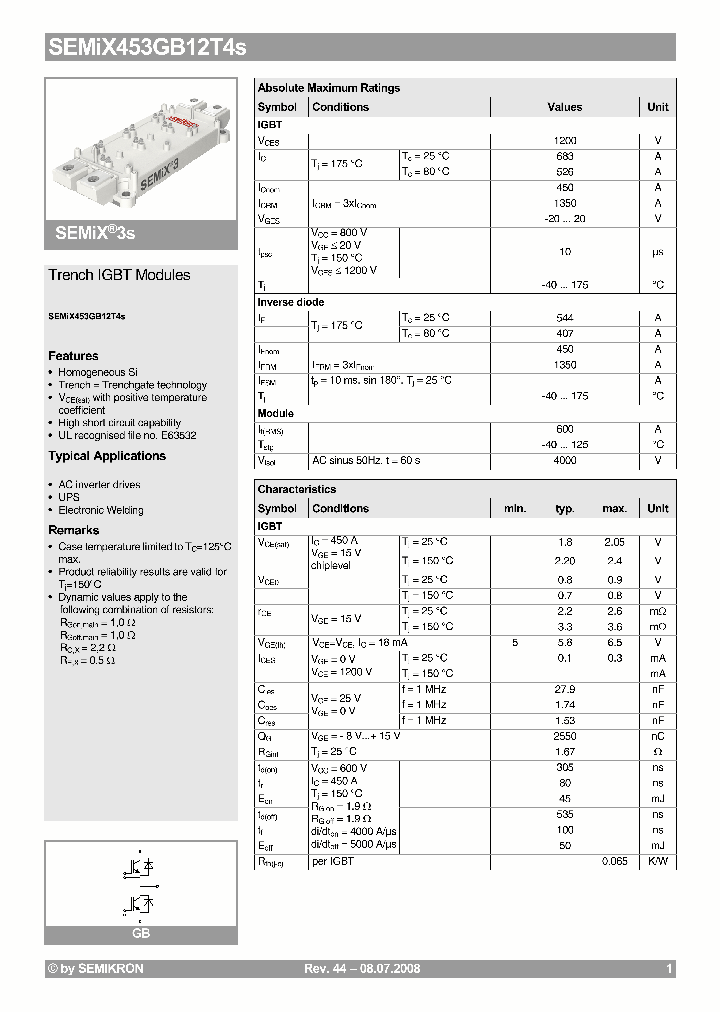 SEMIX453GB12T4S_6220031.PDF Datasheet