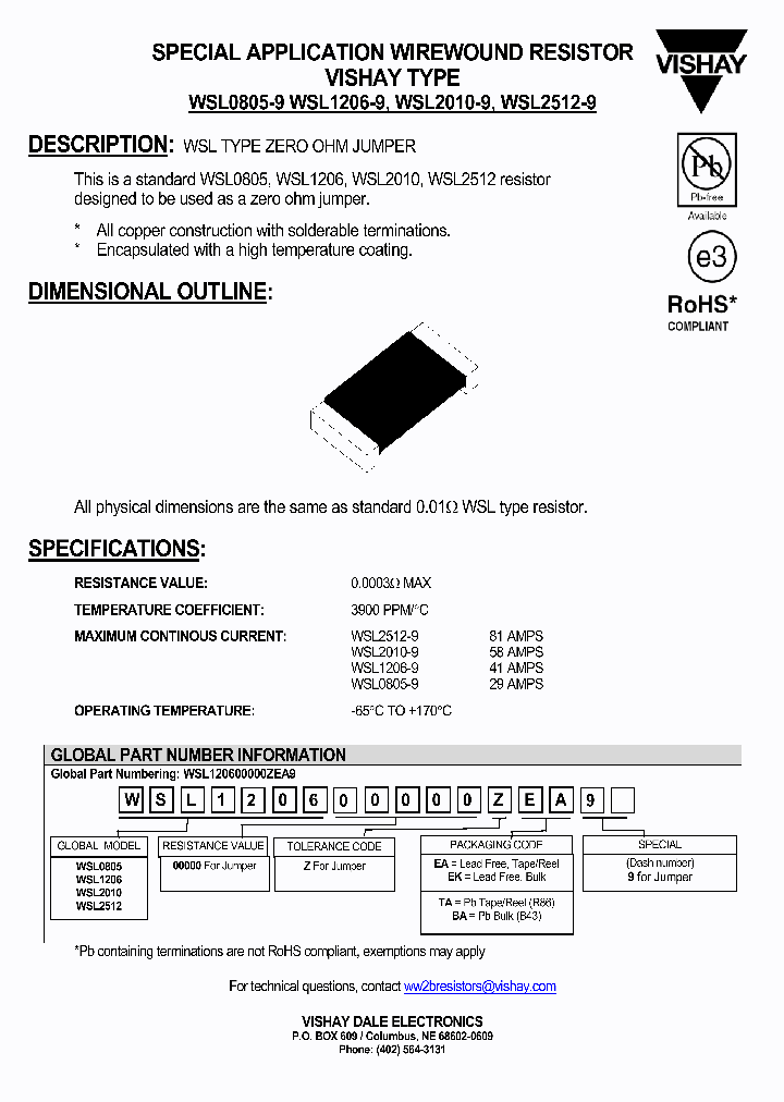 WSL0805-9_6224537.PDF Datasheet