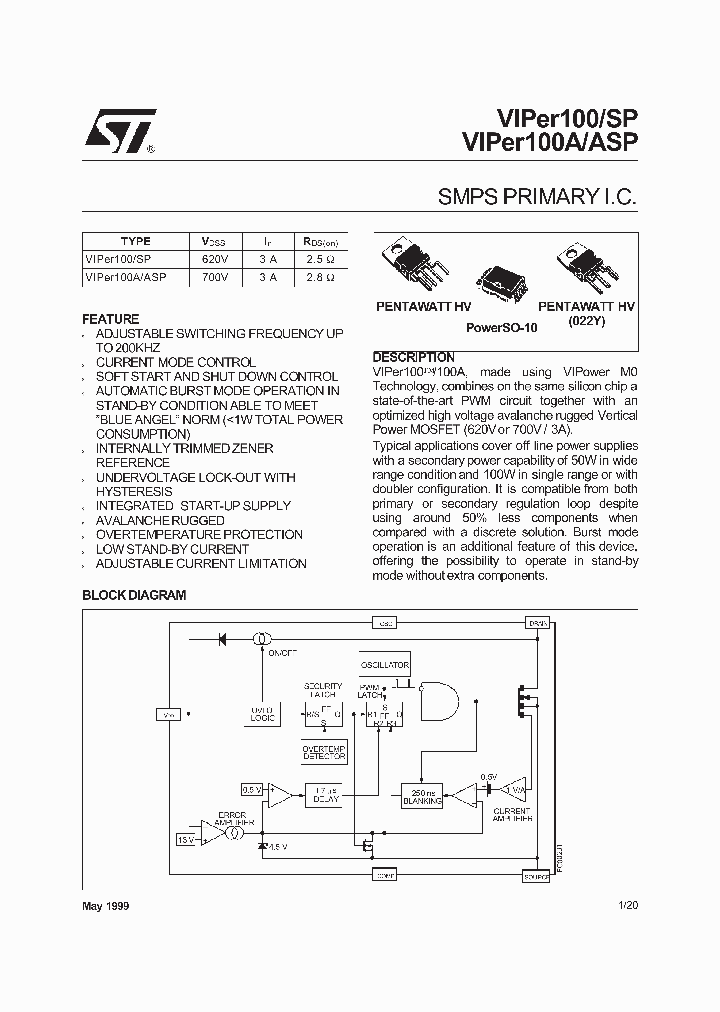 VIPER100ASP_6219173.PDF Datasheet