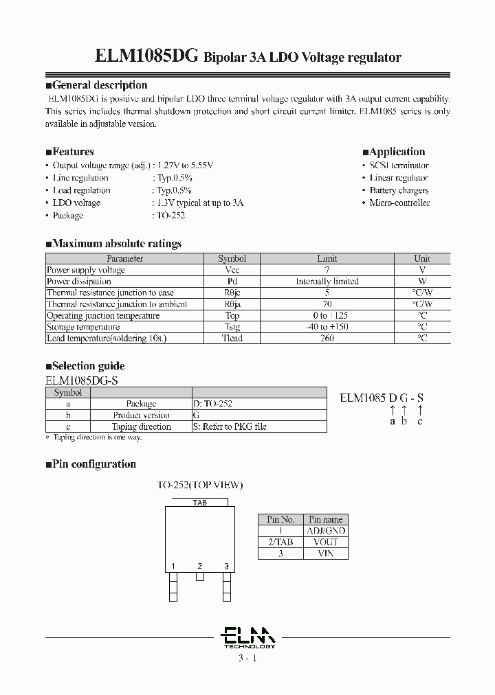 ELM1085DG_6225979.PDF Datasheet