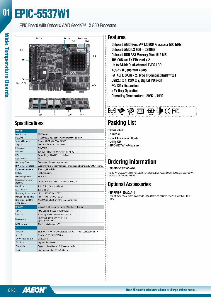 EPIC-5537W1_6226634.PDF Datasheet