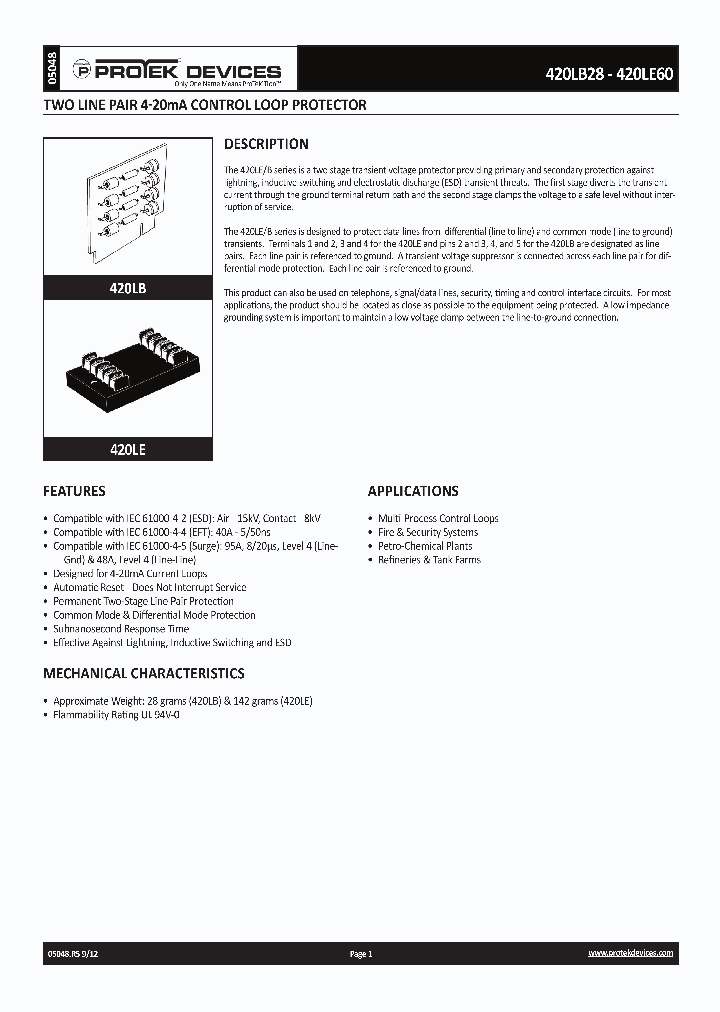 420LB2812_6226754.PDF Datasheet
