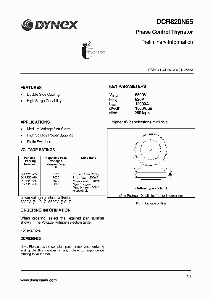 DCR820N60_6227482.PDF Datasheet