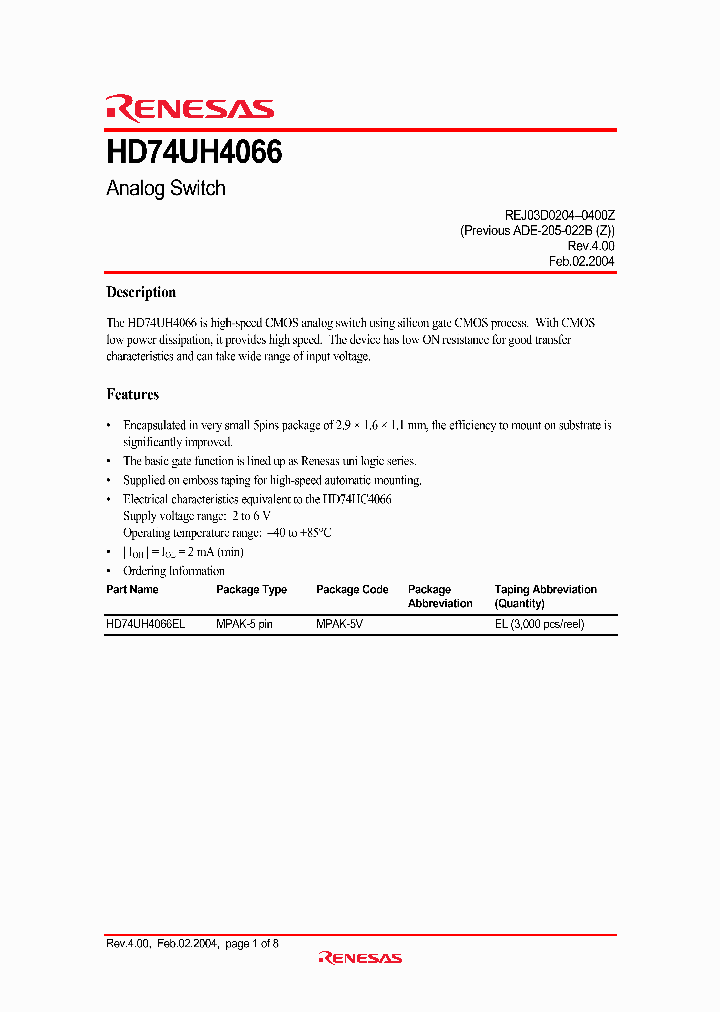 HD74UH4066_6228292.PDF Datasheet