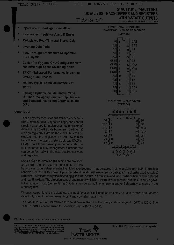 54ACT11648FK_6230513.PDF Datasheet