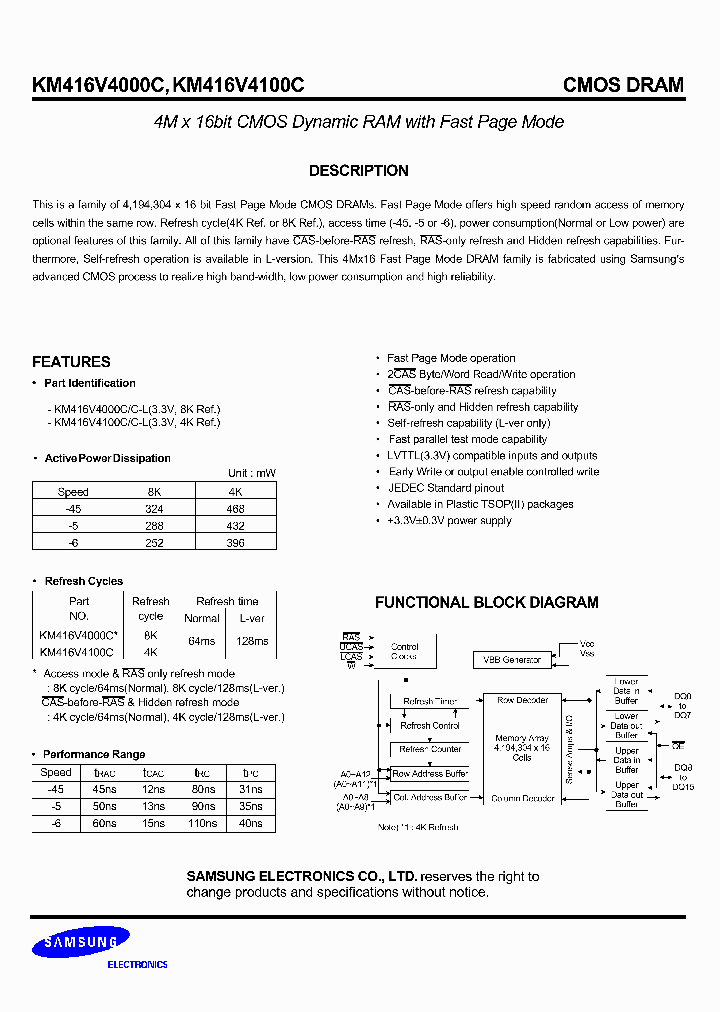 KM416V4000C_6231253.PDF Datasheet