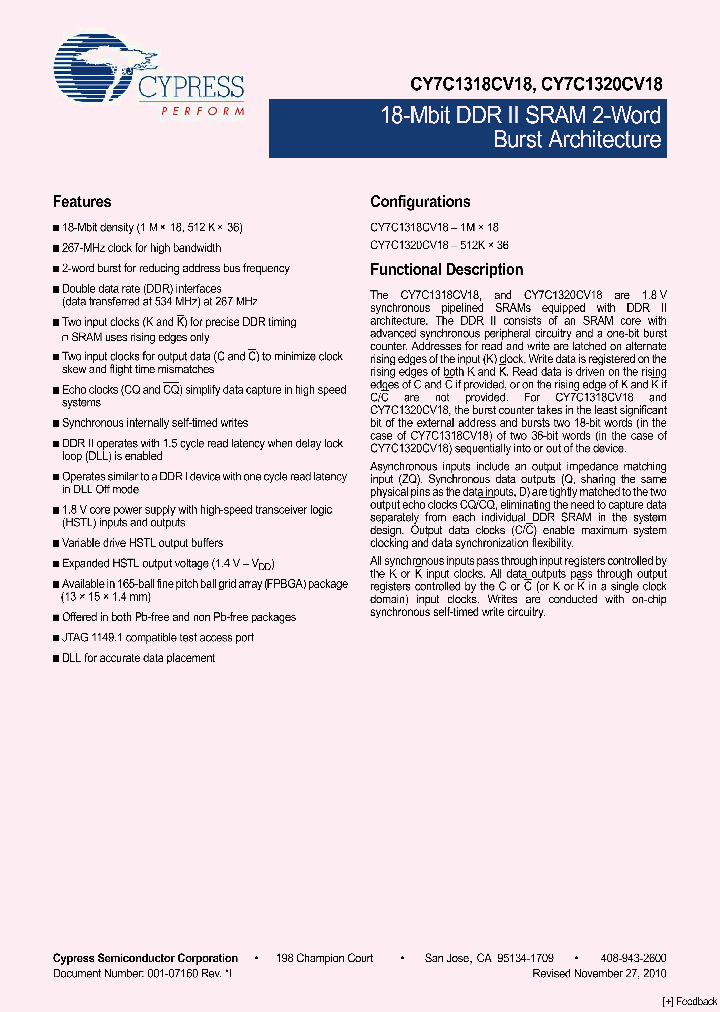 CY7C1318CV18-200BZXC_6232963.PDF Datasheet
