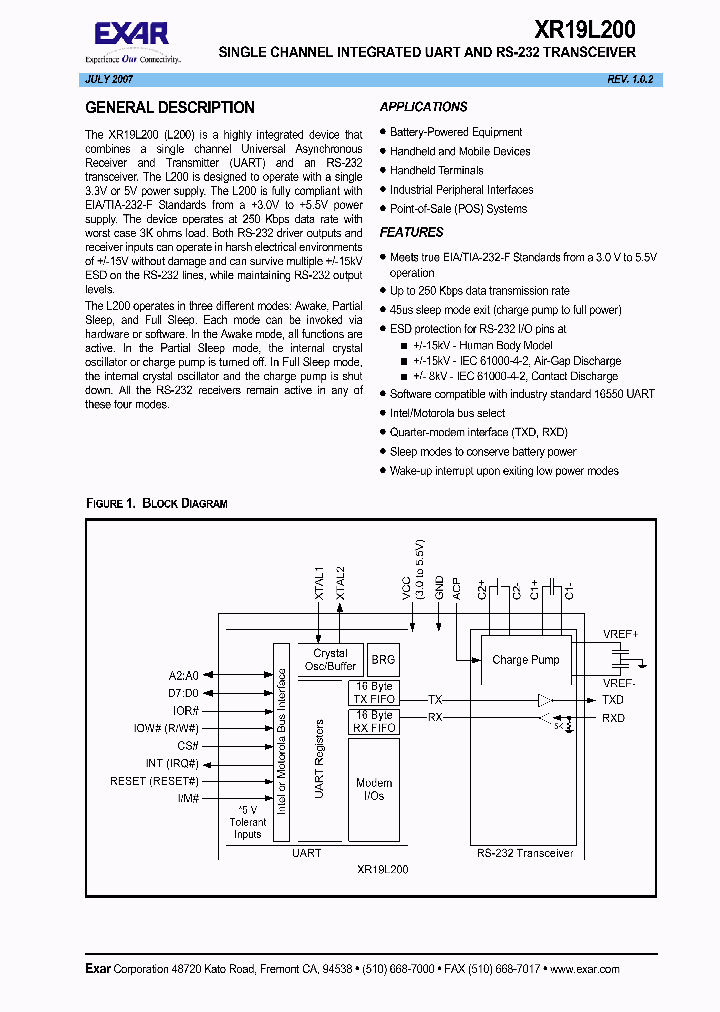 XR19L200IL32-F_6232969.PDF Datasheet