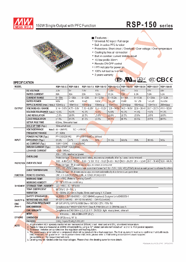 RSP-150_6243055.PDF Datasheet