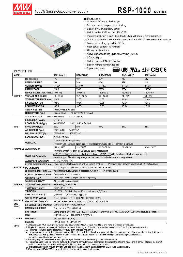 RSP-100011_6243053.PDF Datasheet