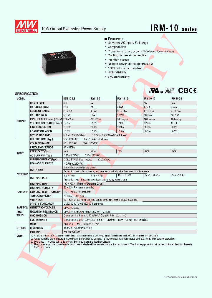 IRM-10_6247366.PDF Datasheet