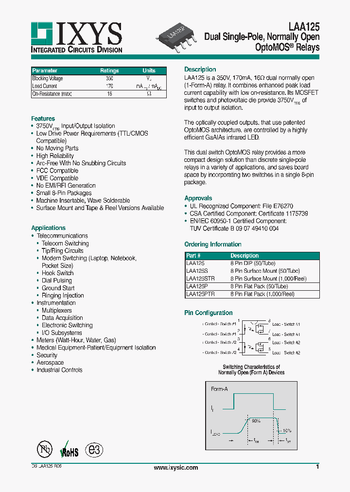 LAA125STR_6249001.PDF Datasheet